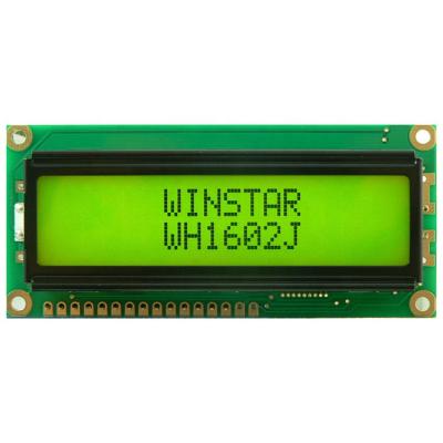 China Winstar WH1602J 16x2 1602 Character Medium / Small LCD Display Module 16X2 2.26 Inch for sale