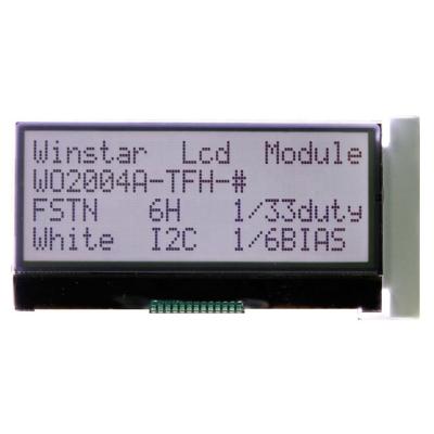 China top selling 2004 Winstar LCD WO2002A 3V 5V 2.44 inch COG LCD Display Module 20x4 2.44