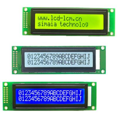 China 5V 3.3V characer IIC 20x2 lcd display module screen 2002 I2C serial blue yellow blue LCD 3.3