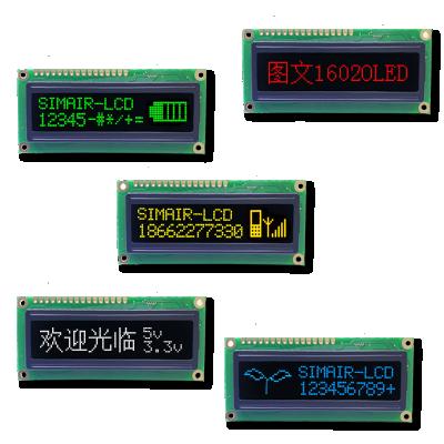 China 2.4 Inch WS0010TX 100x16 Dot 6800 8080 WEO10016A LCD Module 1602 Graphic OLED 2.6