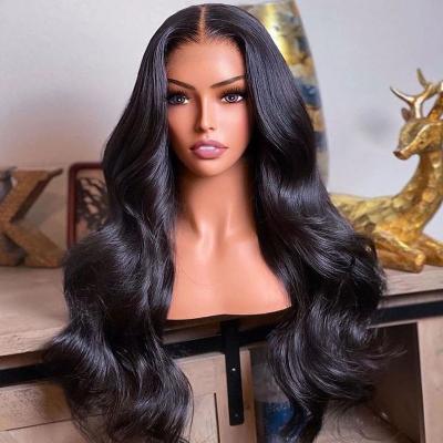 China Body Wave Body Wave Hair Wigs Pre Plucked 13x4 HD Lace Front Wigs 180% Density Brazilian Virgin Hair Glueless Lace Wigs For Woman for sale