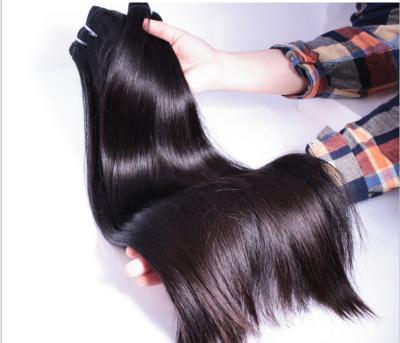 China Straight Hair 12A Grade Hair Bundles 40 Inches Unprocessed Brazilian Virgin Hair Silky Straight Extensions Weave Bundles for sale