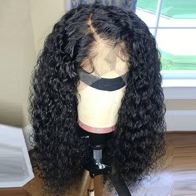 China Curly Wigs 360 Lace Frontal Hair Wigs For Short Brazilian Hair Side Part Color Women Virgin Deep Curly Wigs for sale