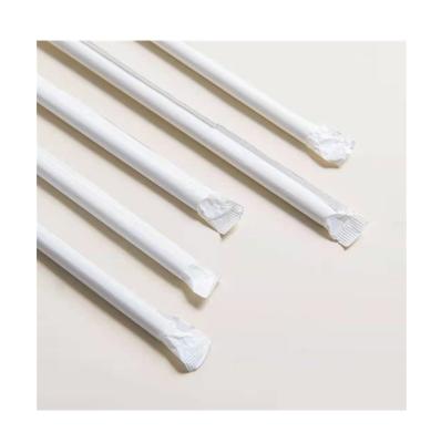 China Materials 2022 New Products Recycled Logo Food Grade Biodegradable White Custom Paper For Straw Wrapping for sale