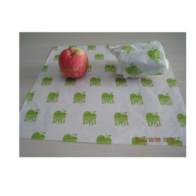 China Recycled Materials Low Price Environmental Protection Fruit Packaging Paper , High Quality Tissue Fruit Wrapping Paper for sale