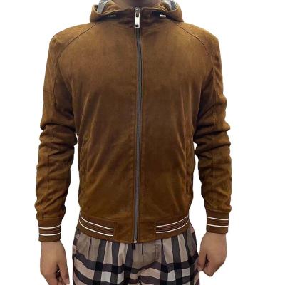 China New Arrival Autumn Casual Waterproof Anorak Jackets With Hood Womens Mens Suede Varsity Jacket for sale