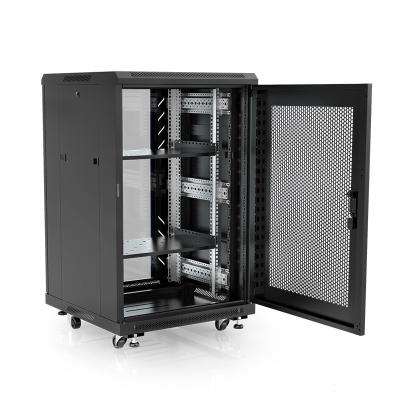 China Efficiently standard 19 inch floor standing 18u network rack for sale