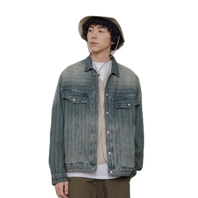 China New Arrival Mens Breathable Regular Fit Blue Spring Denim Jacket for sale