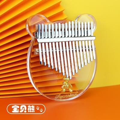 China Popular Clear Cute Crystal Acrylic Kalimba 17 Inch Master Piano for sale