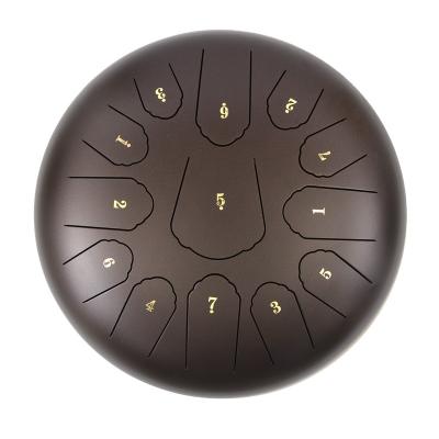 China Popular New Product Amazon Hot Selling Note 13 12 Inch Ethereal Tongue Drum Percussion Steel Drum for sale