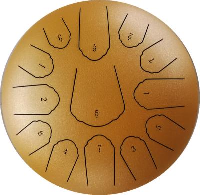 China Popular Inch 13 Notes Drum 12 Steel Yoga Tongue Drum Factory Wholesale for sale