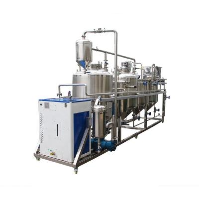 China Hot Selling Full Refinery Industrial Edible Sesame Waste Palm Oil Refining Machine With Long Life for sale