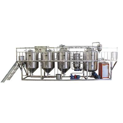 China Chinese Full Refinery Plant Red Agarwood Peanut Cottonseed Oil Pressing and Refining Machine for Sale for sale