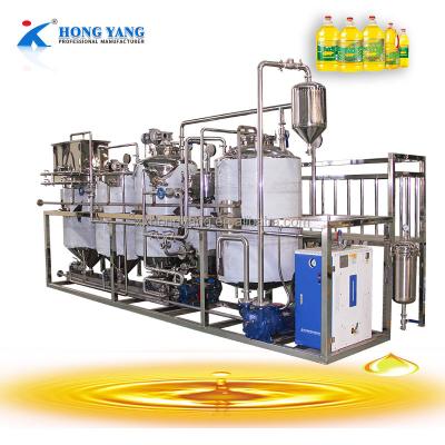 China Good Quality Refinery Industrial Edible Full Soybean Crude Oil Refining Machine With Factory Price for sale