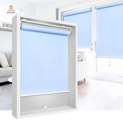 China Modern spring roller blinds, professional customized roller blinds, sunshade and heat insulation finished office roller blinds for sale