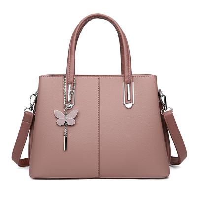 China Manufacturers PU leather handbags large shoulder fashion high quality ladies bags direct selling brand women bucket fashion zipper for sale