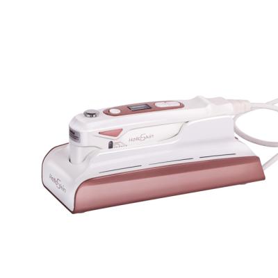 China Skin Tightening High Intensity Focused Ultrasound 3 in 1 Face Lifting Hifu Mini Facial Machine for sale