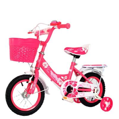 China Steel Chinese Cute Kids Bike 12 Inch Girl Kids Bike Red Color Bike For 3-5 Years Old for sale