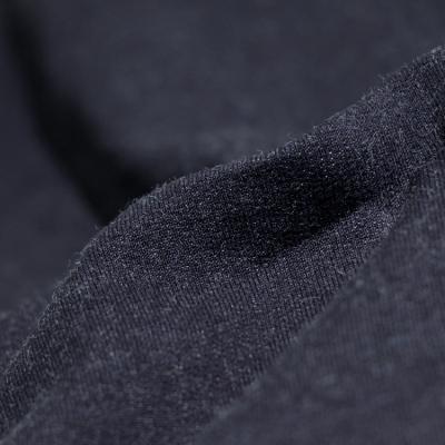 China 2022 popular 83%cotton12polyester 5%spandex knitted denim fabric wool french terry for T-shirt for sale