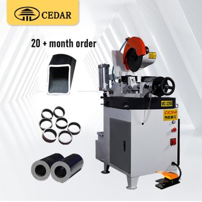 China Cedar MC-325B Low cost dust-free automatic 45 degree hydraulic pipe cutting machine furniture pipe cutting machine price for sale