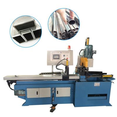 China 350cnc Automatic blade pipe and tube cutting machine for cutting steel iron pipe for sale