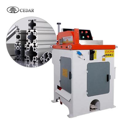 China cedar 455AL semi-automatic 45 degre aluminum profile pipe PVC pipe cutter single head with CE certification for sale