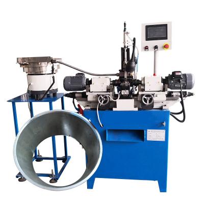 China 30 hydraulic double-head pneumatic chamfering machine for flattening the ends of metal pipes for sale