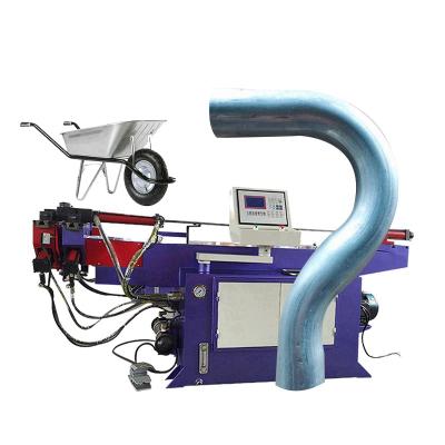 China SB-38NC hydraulic single-head pipe bending machine, automatic storage elbow plc control the pedal switch has an emergency stop for sale