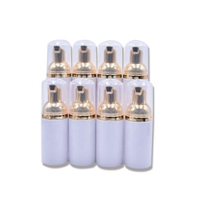 China New Design 30ml 50ml 80ml Cosmetic Lotion Package Plastic Foam Pump Bottle Gold for sale