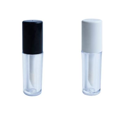 China New Design MINI Cute Clear Plastic Lip Gloss Cosmetic Tube 1.3ml Cosmetic Package Tube With Brush for sale