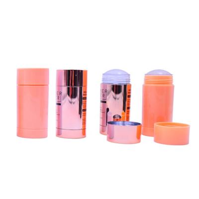 China 2021 Hot Selling Empty Mask 30g Pink Rose Gold Colored Twist Up Packaging Deodorant Bottles for sale