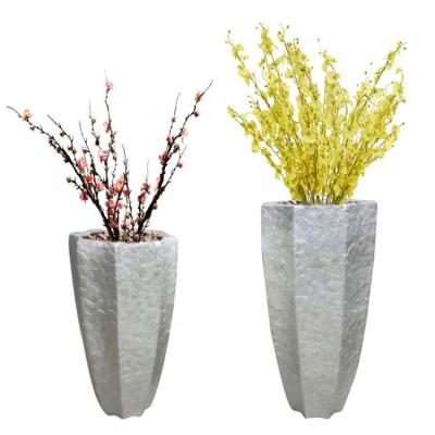 China CLASSIC European Modern Style Plant Indoor Wedding Flower Stand Cheap Flower Pot With Shell for sale