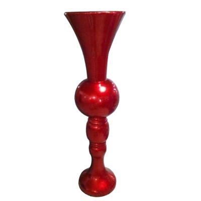 China Hot Product Modern Colored Home Decoration Fashion Style Fiberglass Vase for sale