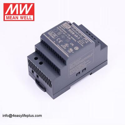 China Medium Well 60W Ultra Slim Step Form Din Rail Power Supply Gateway LPS HDR-60-5 32.5W 6.5A 5V SMPS HDR-60-5 for sale