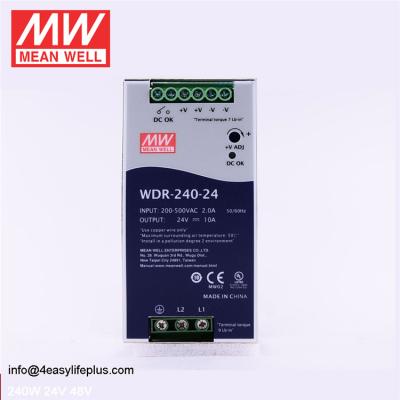 China High Efficiency 480W 20A Meanwell 230V AC To 24V DC Converter Circuit WDR-480-24 WDR-480-24 for sale