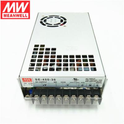 China Meanwell SE-450-36 36 36V Volt 12.5A 450W Power Supply DC Transformer 225*124*50mm (L*W*H) for sale