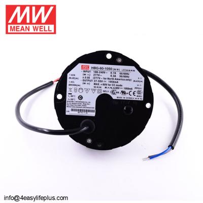 China Yes 60W 1050mA Medium Well LED Driver HBG-60-1050 for sale