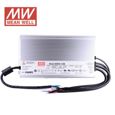 China 12V 480W 40A Waterproof Electronic MeanWell LED Driver HLG-600H-12B HLG-600H-12B for sale