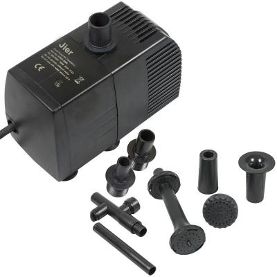 China Jier 800 GPH High Efficiency Electric Aquarium Water Pump Heat Protected for Pond Hydroponic System with Fountain Head ETL CE Approval for sale