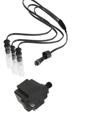 China AC 12V AC 12V Jier River/Pool Underwater Fountain/Landscape Fountain/Halogen Finger Light Kit 3 Waterproof For Water Fountain Fish Pond Water Garden With Transformer for sale