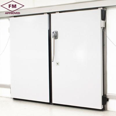 China Customizable size Meat chicken storage sandwitch panel sliding blast freezer cold room sliding door for sale