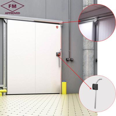 China FM certification sandwitch panel sliding door cold room for sale