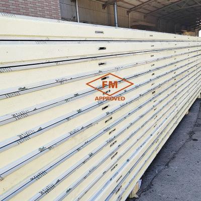 China 75mm 100mm 50mm 120mm 150mm combination pu sandwich insulated panels for cold storage room for sale