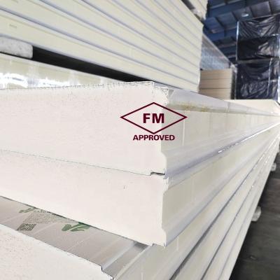 China FM Approved 50mm 100mm sandwich pu combination thermal insulation cold storage room panels for sale