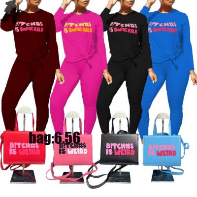 China Print Viable Women's Plus Size 5xl Letter Suit T-Shirt Tops Jogger Pants Two Piece Set Sweatsuit Matching Fitness Outfits for sale