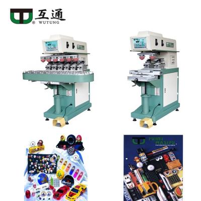 China Factory Wutung tampo pad printer custom printed mouse printing machine for stationary electronic bottle cosmetic tube barrel toy glass for sale