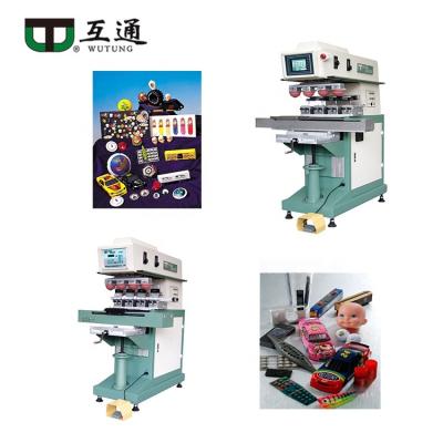 China Factory Wutung automatic semi-automatic printers pad printing machine for electronic flat round cosmetic tube stationary cup toy glass bottle for sale