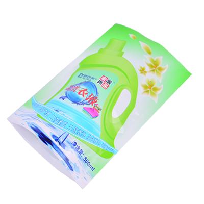 China Hot Custom Comic Liquid Refilling Liquid Detergent Pouch Sales Logo Printing Sealing Nylon Bag for sale