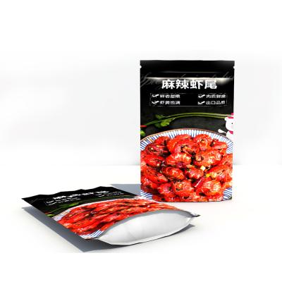 China Recyclable Food Grade Lobster Packaging Frozen Food Pouch Bags With Zipper for sale