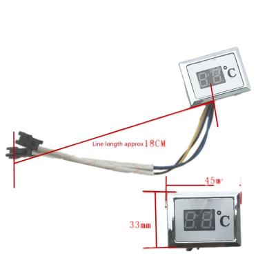 China Natural Gas Water Heater Accessories Temperature Display Digital Display Square Display Table - for sale